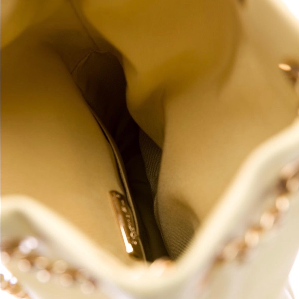 Chanel Small Yellow Backpack In Seoul Lambskin - Picture 6 of 8